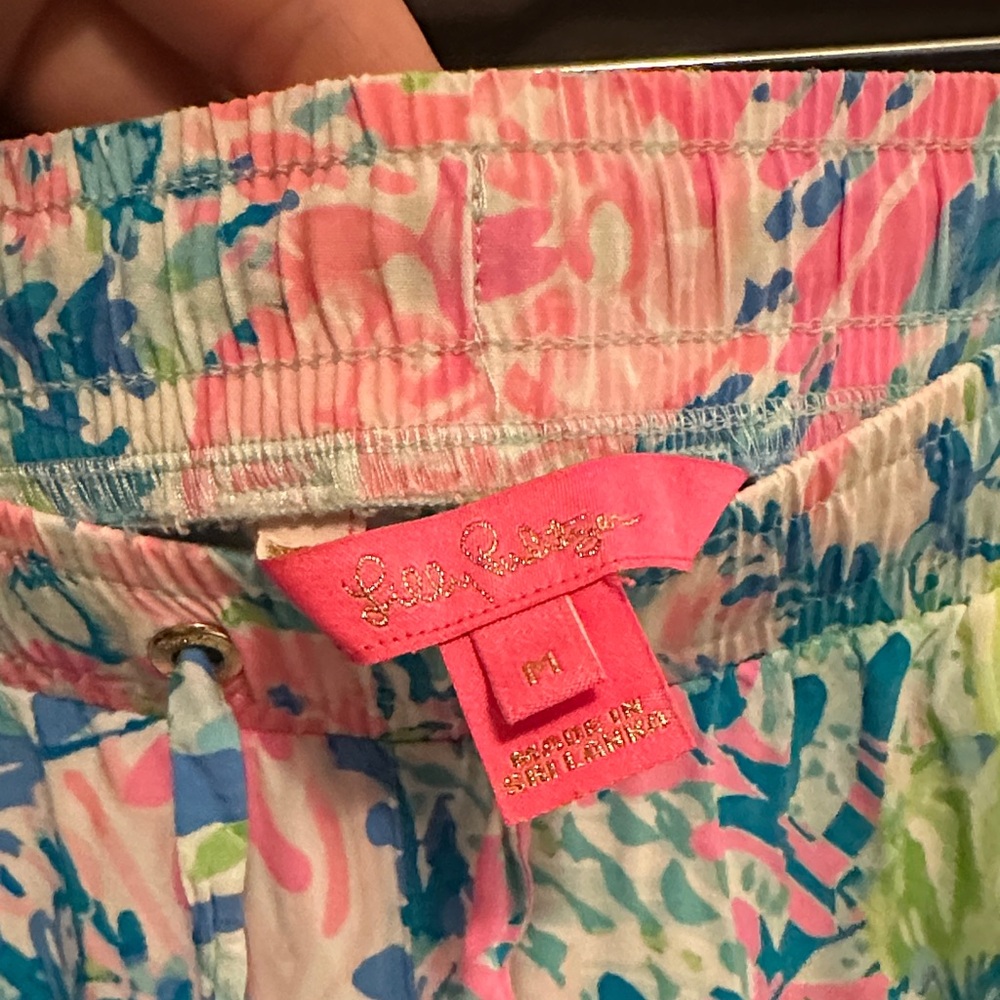 Lilly Pulitzer Pink and Blue casual Shorts - Picture 2 of 3